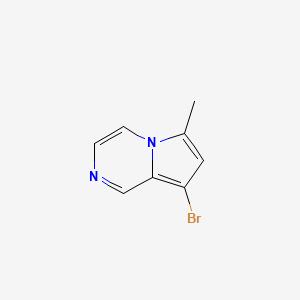 molecular formula C8H7BrN2 B2961410 8-溴-6-甲基吡咯并[1,2-a]吡嗪 CAS No. 2361645-22-7