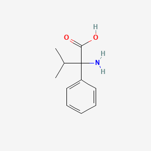 molecular formula C11H15NO2 B2961415 2-Amino-3-methyl-2-phenylbutanoic acid CAS No. 188586-96-1