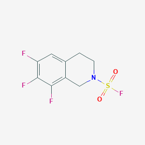 6,7,8-Trifluoro-3,4-dihydro-1H-isoquinoline-2-sulfonyl fluoride