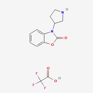 3-(Pyrrolidin-3-yl)benzo[d]oxazol-2(3H)-one 2,2,2-trifluoroacetate