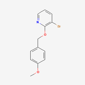 molecular formula C13H12BrNO2 B2961456 2-(4-甲氧基苄氧基)-3-溴吡啶 CAS No. 1240620-38-5