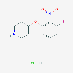 4-(3-Fluoro-2-nitrophenoxy)piperidine hydrochloride