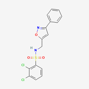 2,3-dichloro-N-[(3-phenyl-5-isoxazolyl)methyl]benzenesulfonamide