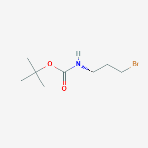 molecular formula C9H18BrNO2 B2961514 Tert-butyl N-[(2S)-4-bromobutan-2-yl]carbamate CAS No. 106622-20-2