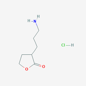 3-(3-Aminopropyl)oxolan-2-one hydrochloride