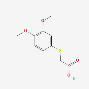 molecular formula C10H12O4S B2961550 2-(3,4-Dimethoxyphenylthio)acetic acid CAS No. 95735-63-0