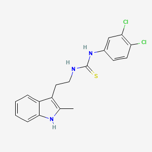 1-(3,4-dichlorophenyl)-3-[2-(2-methyl-1H-indol-3-yl)ethyl]thiourea