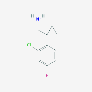 [1-(2-Chloro-4-fluorophenyl)cyclopropyl]methanamine