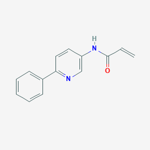 N-(6-phenylpyridin-3-yl)prop-2-enamide