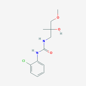 molecular formula C12H17ClN2O3 B2961581 1-(2-Chlorophenyl)-3-(2-hydroxy-3-methoxy-2-methylpropyl)urea CAS No. 1334373-89-5