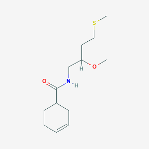 N-(2-Methoxy-4-methylsulfanylbutyl)cyclohex-3-ene-1-carboxamide