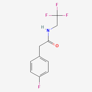 2-(4-fluorophenyl)-N-(2,2,2-trifluoroethyl)acetamide