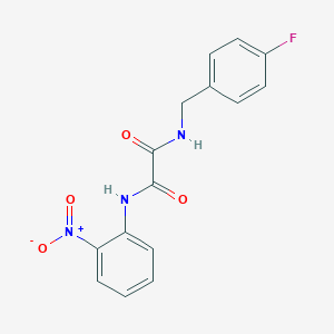 N1-(4-fluorobenzyl)-N2-(2-nitrophenyl)oxalamide
