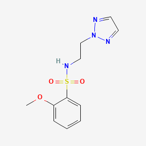 N-(2-(2H-1,2,3-triazol-2-yl)ethyl)-2-methoxybenzenesulfonamide