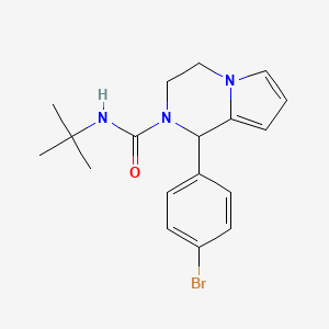 1-(4-bromophenyl)-N-(tert-butyl)-3,4-dihydropyrrolo[1,2-a]pyrazine-2(1H)-carboxamide