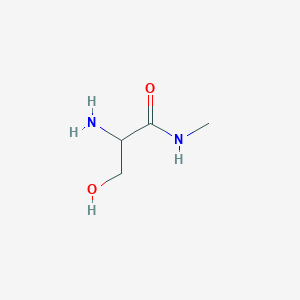 2-amino-3-hydroxy-N-methylpropanamide