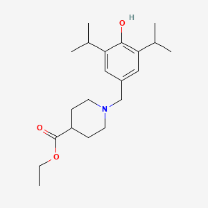Ethyl 1-(4-hydroxy-3,5-diisopropylbenzyl)-4-piperidinecarboxylate