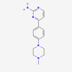4-[4-(4-Methylpiperazin-1-yl)phenyl]pyrimidin-2-amine