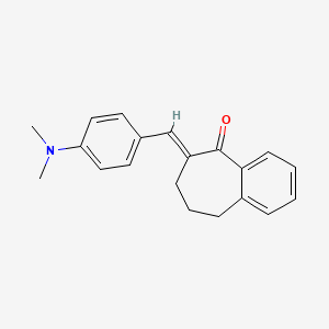 6-[4-(Dimethylamino)benzylidene]-6,7,8,9-tetrahydro-5H-benzocycloheptene-5-one