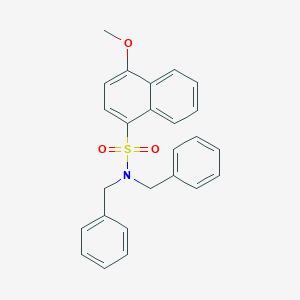 N,N-dibenzyl-4-methoxynaphthalene-1-sulfonamide