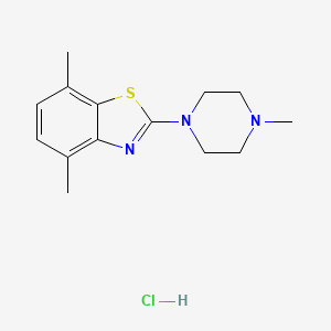 4,7-Dimethyl-2-(4-methylpiperazin-1-yl)benzo[d]thiazole hydrochloride