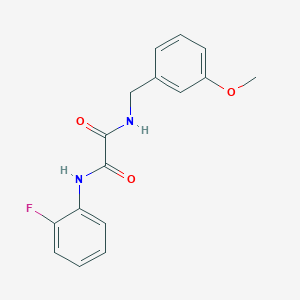 molecular formula C16H15FN2O3 B2961657 N1-(2-fluorophenyl)-N2-(3-methoxybenzyl)oxalamide CAS No. 898356-32-6