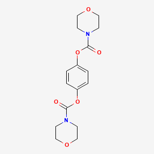 4-Morpholin-4-ylcarbonyloxyphenyl morpholine-4-carboxylate