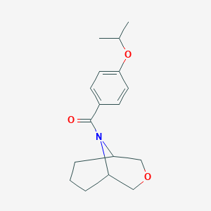 3-Oxa-9-azabicyclo[3.3.1]nonan-9-yl(4-isopropoxyphenyl)methanone