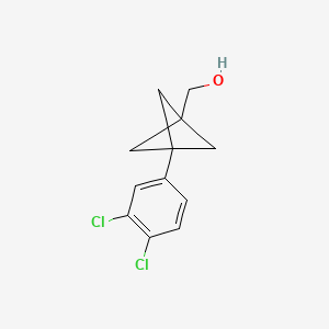 [3-(3,4-Dichlorophenyl)-1-bicyclo[1.1.1]pentanyl]methanol