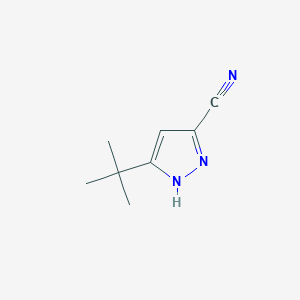 5-tert-butyl-1H-pyrazole-3-carbonitrile