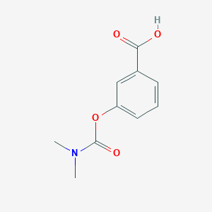 molecular formula C10H11NO4 B2961703 3-Dimethylcarbamoyloxy-benzoic acid CAS No. 908107-47-1