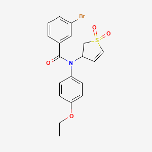 3-bromo-N-(1,1-dioxido-2,3-dihydrothiophen-3-yl)-N-(4-ethoxyphenyl)benzamide