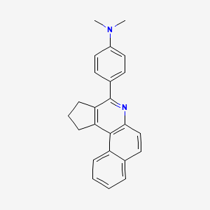 4-(2,3-dihydro-1H-benzo[f]cyclopenta[c]quinolin-4-yl)-N,N-dimethylaniline