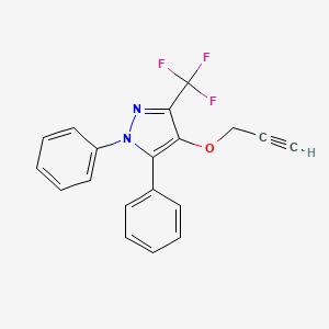 1,5-Diphenyl-4-prop-2-ynoxy-3-(trifluoromethyl)pyrazole