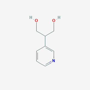 molecular formula C8H11NO2 B2961802 2-(Pyridin-3-yl)propane-1,3-diol CAS No. 1488855-81-7