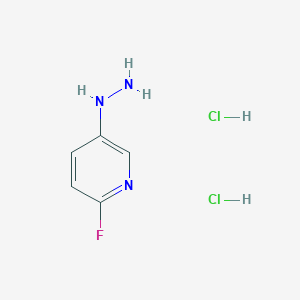 (6-Fluoropyridin-3-yl)hydrazine;dihydrochloride