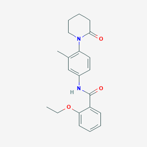 2-ethoxy-N-(3-methyl-4-(2-oxopiperidin-1-yl)phenyl)benzamide