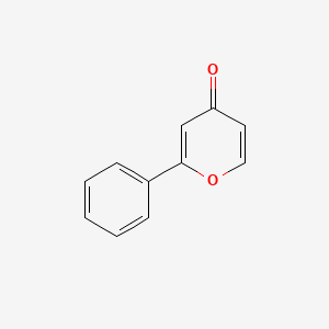 molecular formula C11H8O2 B2961809 2-phenyl-4H-pyran-4-one CAS No. 2397-79-7