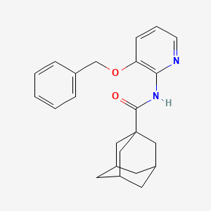 N-(3-phenylmethoxypyridin-2-yl)adamantane-1-carboxamide