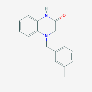 molecular formula C16H16N2O B2961828 4-[(3-Methylphenyl)methyl]-1,3-dihydroquinoxalin-2-one CAS No. 2378506-56-8