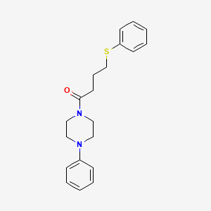 molecular formula C20H24N2OS B2961837 1-(4-Phenylpiperazin-1-yl)-4-(phenylthio)butan-1-one CAS No. 922925-63-1