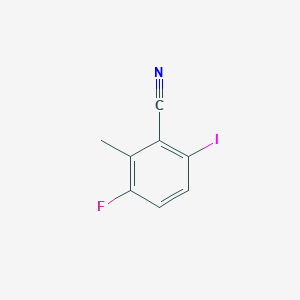 3-Fluoro-6-iodo-2-methylbenzonitrile