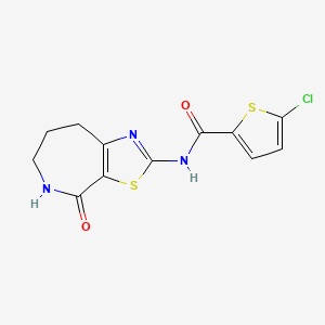 5-chloro-N-(4-oxo-5,6,7,8-tetrahydro-4H-thiazolo[5,4-c]azepin-2-yl)thiophene-2-carboxamide