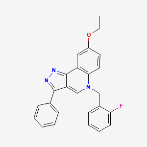 8-ethoxy-5-(2-fluorobenzyl)-3-phenyl-5H-pyrazolo[4,3-c]quinoline