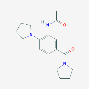 N-[2-(1-pyrrolidinyl)-5-(1-pyrrolidinylcarbonyl)phenyl]acetamide