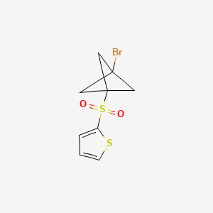 2-[(3-Bromo-1-bicyclo[1.1.1]pentanyl)sulfonyl]thiophene