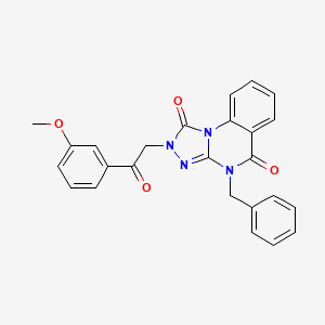 4-benzyl-2-(2-(3-methoxyphenyl)-2-oxoethyl)-[1,2,4]triazolo[4,3-a]quinazoline-1,5(2H,4H)-dione