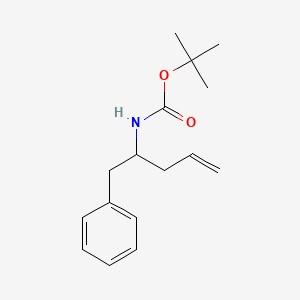 Tert-butyl (1-phenylpent-4-en-2-yl)carbamate