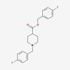 molecular formula C20H21F2NO2 B2961933 4-Fluorobenzyl 1-(4-Fluorobenzyl)piperidine-4-carboxylate CAS No. 1261230-56-1