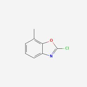 molecular formula C8H6ClNO B2961937 2-Chloro-7-methylbenzo[d]oxazole CAS No. 1378633-00-1
